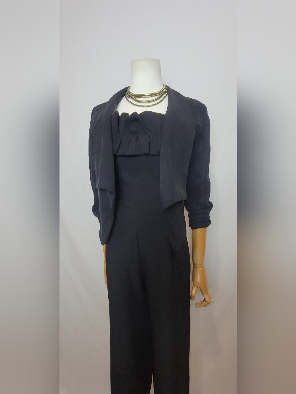 Cartonnier Anthropologie Open Front Cropped Blazer, Size 4P